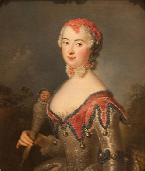 antoine pesne Portrait of Charlota Fredrika Sparre